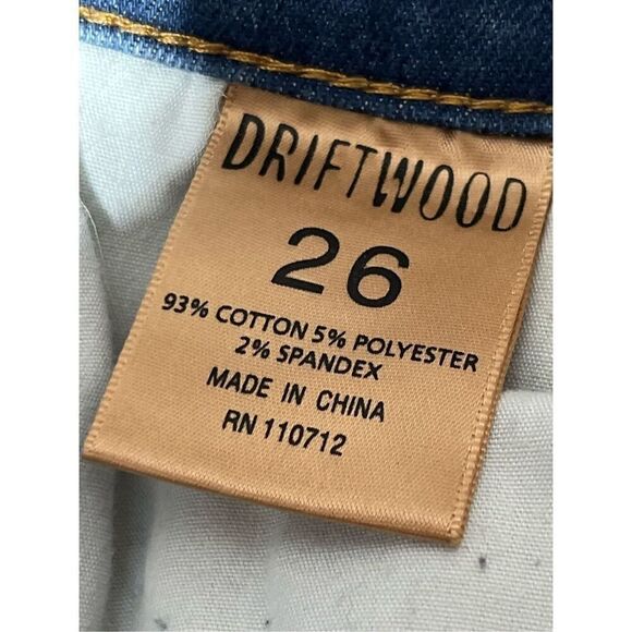 Driftwood Colette Embellished Raw Hem Skinny Jeans - Picture 7 of 7